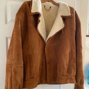 Genuine Leather and Shearling Bomber Jacket from fur retailer